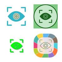 Eye Scan Vector Icon