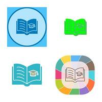 Open Book Vector Icon