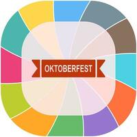 Oktoberfest Banner Vector Icon