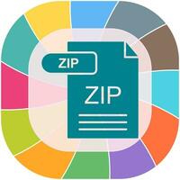 ZIP Vector Icon