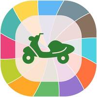 icono de vector de scooter