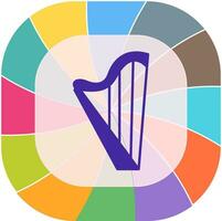 Harp Vector Icon