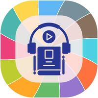 Audio Book Vector Icon