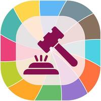 Gavel Vector Icon