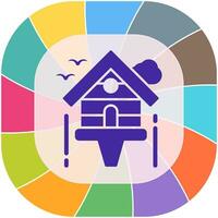 Birdhouse Vector Icon