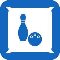 Unique Bowling Vector Icon