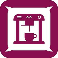 Unique Coffee Machine Vector Icon