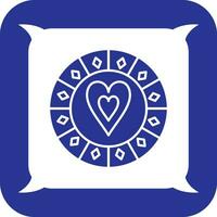 Heart Chip Vector Icon