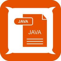 icono de vector de java