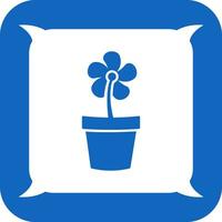 Flower Pot Vector Icon