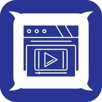 Video Player Vector Icon