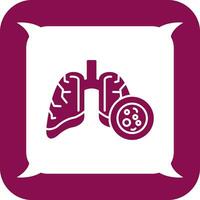 Lung Cancer Vector Icon