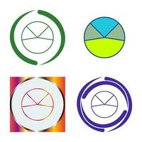 Pie Chart Analysis Vector Icon