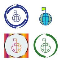 Unique Global Signals Vector Icon