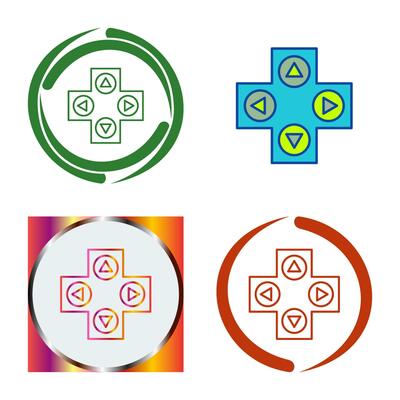 Unique Gaming Control Vector Icon
