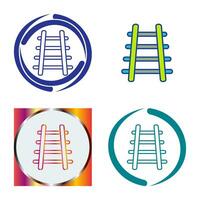 Train Tracks Vector Icon