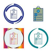 Medical Record Vector Icon