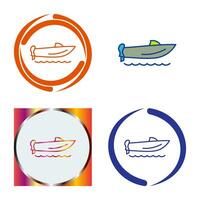 Speed Boat Vector Icon