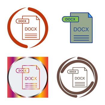 DOCX Vector Icon