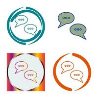 Conversation Bubbles Vector Icon