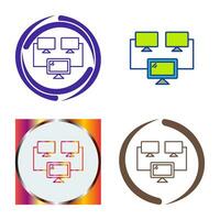 Connected Systems Vector Icon