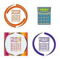 icono de vector de calculadora