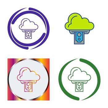 Cloud Computing Vector Icon
