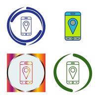 icono de vector gps