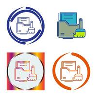 Data Cleaning Vector Icon