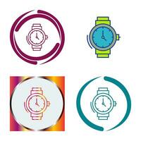 icono de vector de reloj de pulsera