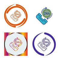 24h Vector Icon
