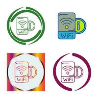 icono de vector de señal wifi