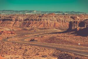 American Interstate 70 Crossing Scenic Utah photo