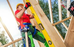Skeleton Frame Worker with Large Spirit Level Level Accuracy photo