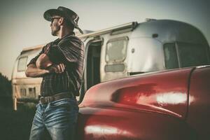 Caucasian American Southwest Cowboy Lifestyle Theme photo