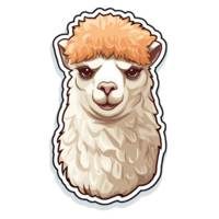 Beautiful Llama Clipart - Ai Generative png