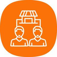 Market Segmentation Vector Icon Design