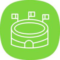 Stadium Vector Icon Design