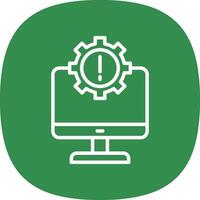 IT System Failures Vector Icon Design