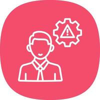 Risk Management Vector Icon Design