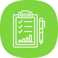 Performance Evaluation Vector Icon Design