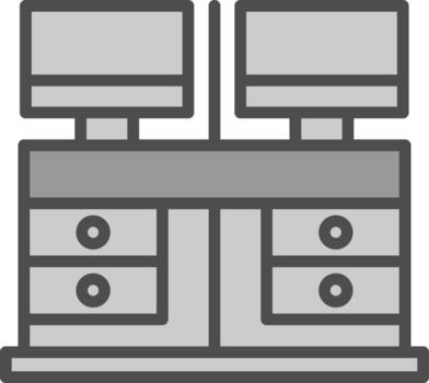 Office Space Constraints Vector Icon Design