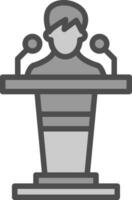 Podium Vector Icon Design