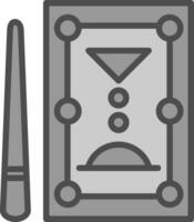 Pool Table Vector Icon Design