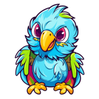 Beautiful Parrot Clipart - Ai Generative png