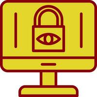 Internet Privacy Concerns Vector Icon Design