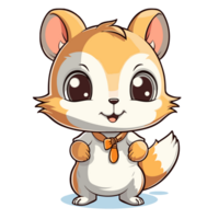 Beautiful Squirrel Clipart - Ai Generative png