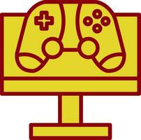 Monitor Screen Vector Icon Design