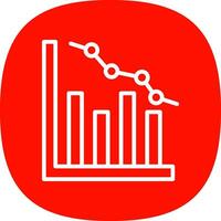 Economic Downturn Vector Icon Design