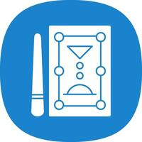 Pool Table Vector Icon Design